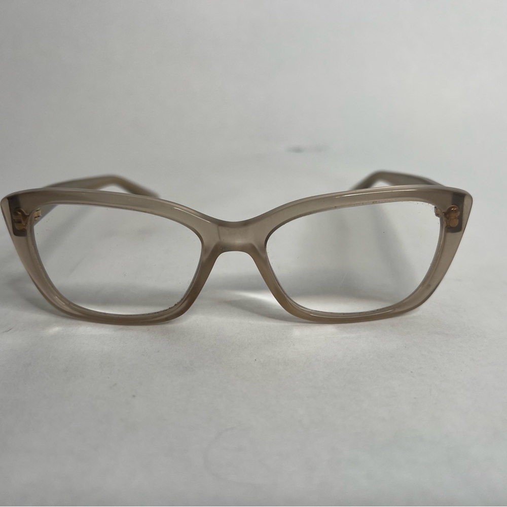 New DKNY Beige Brown Clear Nude Wayfarer‎ Glasses DY4690 3713 53 17 140